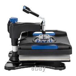 12x15 T-shirt Sublimation Transfer Machine Swing Away Blue Digital Heat Press