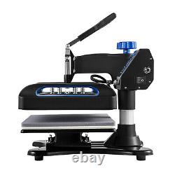 12x15 T-shirt Sublimation Transfer Machine Swing Away Blue Digital Heat Press