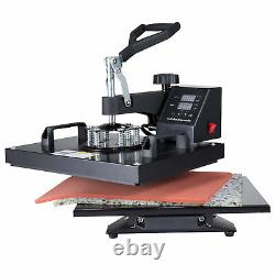 12x15in. Heat Press Machine Professional Swing-Away T Shirt Press 360 Swivel