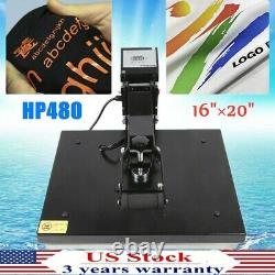 1400W T-shirt Heat Press Machine Horizontal Version 16x20 HP480
