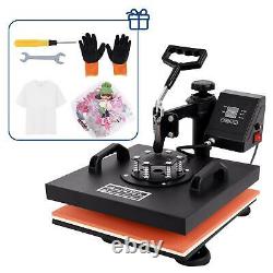 1515 Digital 8 In 1 Heat Press Machine Transfer Sublimation Plate With T-Shirt