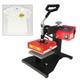 15x15cm Heat Press Machine Mutifuction Digital Transfer Sublimation T-shirt