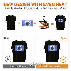 15X15 DIY Digital Clamshell T-shirt Heat Press Machine Sublimation Transfer