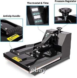 15X15 Inch Clamshell Heat Press Machine T-shirt Digital Transfer Sublimation