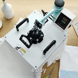 15X15 Inch Heat Press Machine, Slide Out Heat Press for T Shirt Press Swing Aw