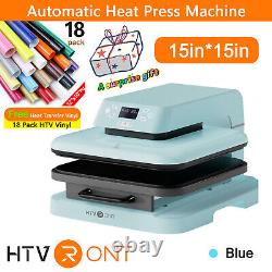 15''x15 Auto T-Shirt Heat Press Machine Digital Transfer Sublimation Plate