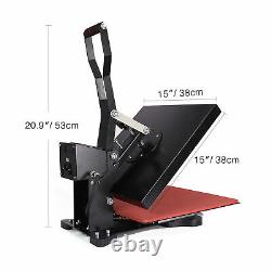 15 x 15 Clamshell Heat Press Machine DIY T-shirt Sublimation Digital