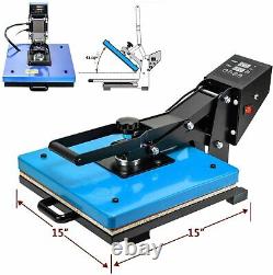 15 x 15 Digital Heat Press Transfer T-Shirt Sublimation Press Machine DIY