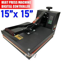 15 x 15 Heat Press Machine Sublimation Printer Transfer for DIY T-shirts Pads
