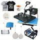 15x12 Combo 5in1 Heat Press Sublimation Transfer Machine Swing Away T-shirt Us