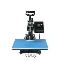 15x12 Combo 5in1 Heat Press Sublimation Transfer Machine Swing Away T-Shirt US