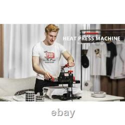 15x12 Swing Away Heat Press Machine Digital Transfer T-Shirt Mug Hat ETL Listed