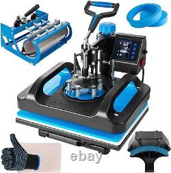 15x12 T-Shirt Heat Press Machine 5 in 1+ 30 OZ Tumbler Mug Press Sublimation