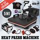 15x15 5in1 Combo T-shirt Heat Press Machine Press 38x38cm Multifunctional