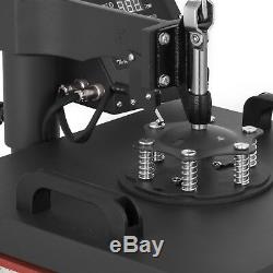 15x15 5IN1 Combo T-Shirt Heat Press Machine Pressing Clamshell Press HOT