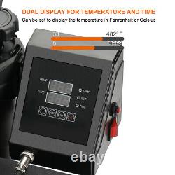 15x15 5IN1 Combo T-Shirt Heat Press Transfer Machine Sublimation Printer US