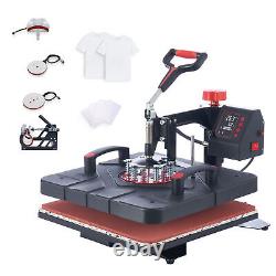 15x15 5 in 1 T-Shirt Heat Press Machine Transfer Sublimation Mug Hat Plate More