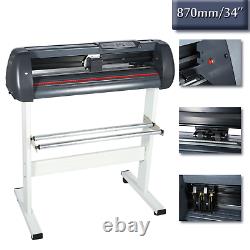 15x15 5in1 Heat Press + Vinyl Cutter Plotter 34 Graphics T-Shirt Sublimation