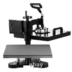 15x15 8 in 1 Heat Press Machine 360°Swing Away T-Shirt Hat Mug Printing Press