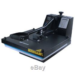 15x15 Clamshell Heat Press Machine Sublimation Transfer Printer DIY T-Shirt US