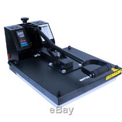 15x15 Clamshell Heat Press Machine Sublimation Transfer Printer DIY T-Shirt US