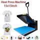 15x15 Clamshell Machine Transfer Digital Sublimation Heat Press For T-shirt Us