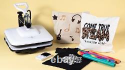 15x15 DIY Digital Swing Away T-shirt Heat Press Machine Sublimation Transfer