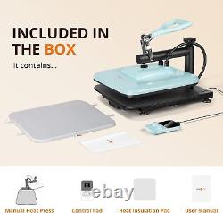 15x15 Digital Heat Press Machine & Heat Press Accessories T-shirt Transfer