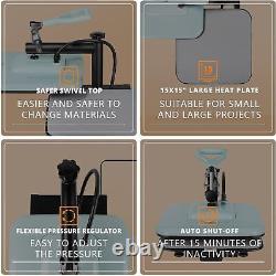 15x15 Digital Heat Press Machine & Heat Press Accessories T-shirt Transfer