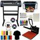 15x15 Heat Press, 28 500g Laser Metal Vinyl Cutter Plotter, Printer, Cis, Pu, Tshirt