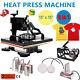 15x15 Heat Press For T-shirts Kit 8 In1 Combo Sublimation Away Swing Machine