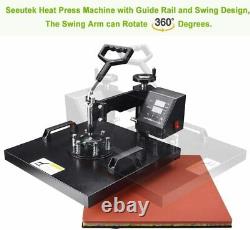 15x15 Heat Press Machine Digital Printing DIY 8 in 1 Sublimation for T-shirt