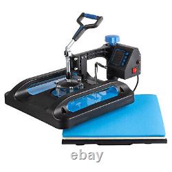 15x15 Heat Press Machine with 30OZ Tumbler Press Sublimation T-Shirt Hat Plate