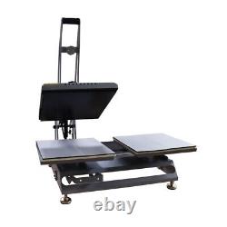 15x15 Platen Double Station Sublimation Transfer Heat Press Machine T-Shirt