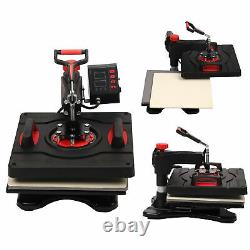 15x15in Heat Press Transfer Machine DIY T-Shirt Mug Hot Stamping Machine 1000W