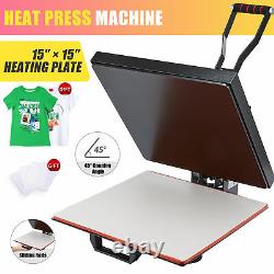15x15in Professional T Shirt Press Clamshell Heat Press Machine for Bags 1000W