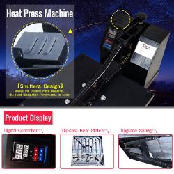 15x15inch Digital Clamshell Heat Press T-Shirt Sublimation Press Machine