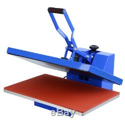 1600W 16x24 Heat Press Machine Clamshell Sublimation Transfer T-Shirt Printer