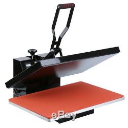 1600W Digital Clamshell Heat Press Transfer T-Shirt Sublimation Machine 16x24