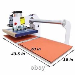 1620 in Heat Press Machine T-shirt Printing Machine Semi-automat Double Station