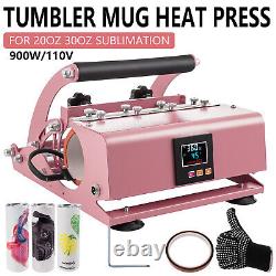 16X20 Clamshell T-shirt Heat Press Machine + 30OZ Tumbler Mug Press Sublimation