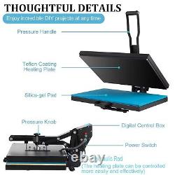 16X24 DIY Digital Clamshell T-shirt Heat Press Machine Sublimation Transfer