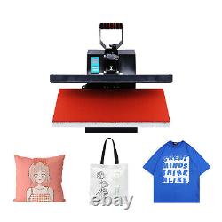 16X24 DIY Digital Clamshell T-shirt Heat Press Machine Sublimation Transfer