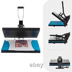 16X24 DIY Digital Clamshell T-shirt Heat Press Machine Sublimation Transfer