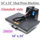 16 X24 Digital Sublimation Transfer T-shirt Flat Heat Press Machine 110v 2800w