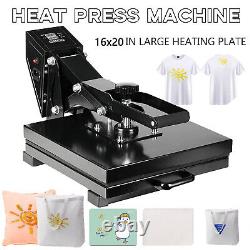 16 x 20 Digital Clamshell Heat Press Machine DIY T-shirt Sublimation Transfer