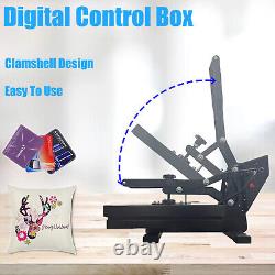 16 x 20 Digital Clamshell Heat Press Machine DIY T-shirt Sublimation Transfer