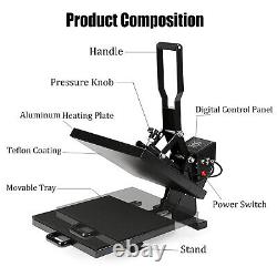 16 x 20 Digital Clamshell Heat Press Machine DIY T-shirt Sublimation Transfer