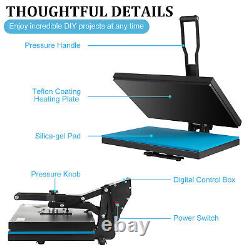 16 x 20 Digital Clamshell Heat Press Transfer T-Shirt Sublimation Press Machine