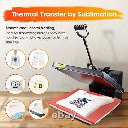 16x20 LCD Heat Press Machine Home Studio Digital T-shirt Sublimation Closeout